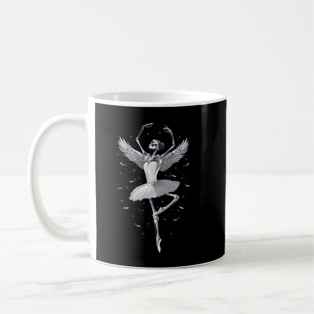Skeleton Ballerina Coffee Mug (Left)