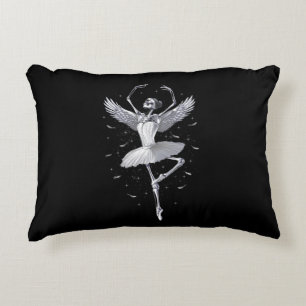 Skeleton Ballerina Decorative Cushion