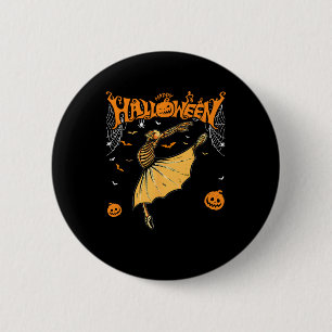 Skeleton Ballerinas Ballet Dance Cute Halloween Co 6 Cm Round Badge