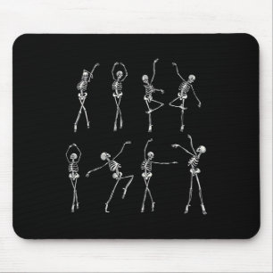 Skeleton Ballerinas Halloween Costume Ballet Girl Mouse Pad