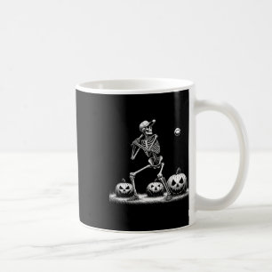 Skeleton Baseball Player Halloween Mens Womens Kid Coffee Mug