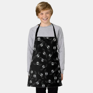Skeleton Bats Halloween Apron