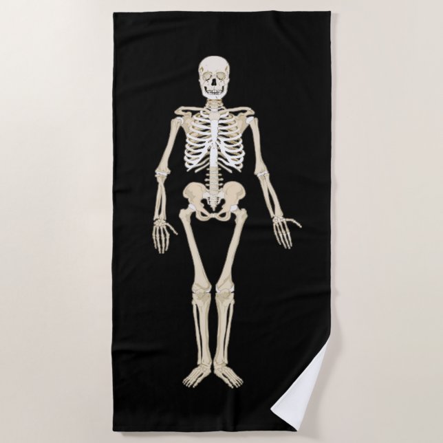 Skeleton Beach Towel (Front)