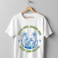 Skeleton Beach Vibes Surf and Skate Summer Design