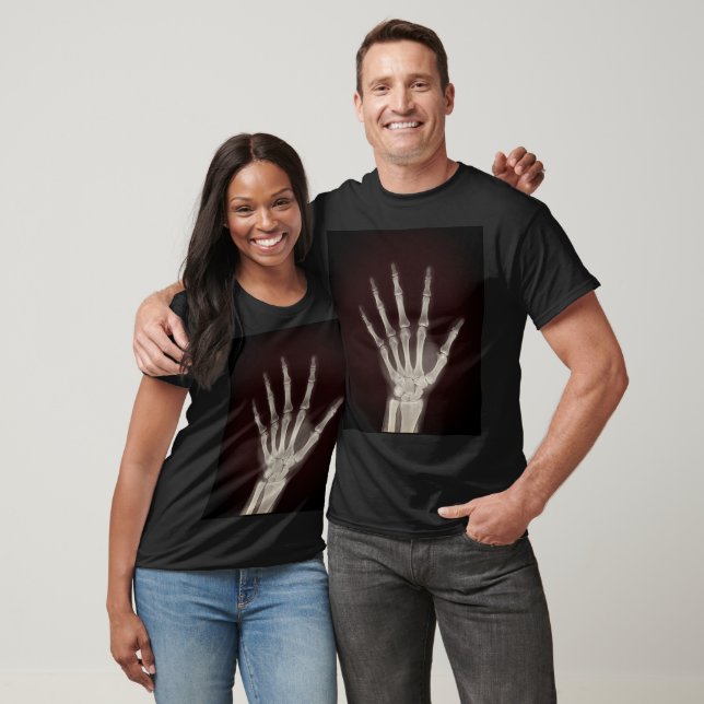 Skeleton Black T-shirt (Unisex)