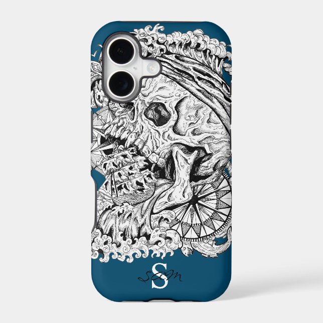 Skeleton blue anchor (Back)