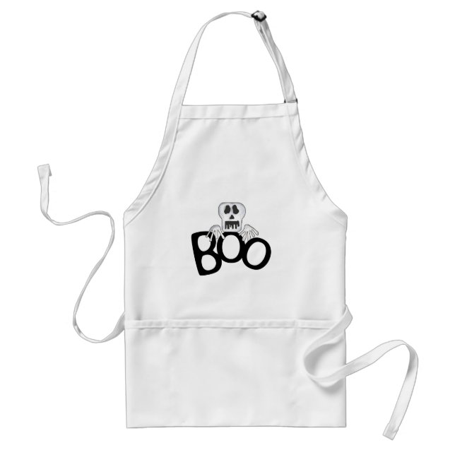 Skeleton Boo Tshirts and Gifts Standard Apron (Front)