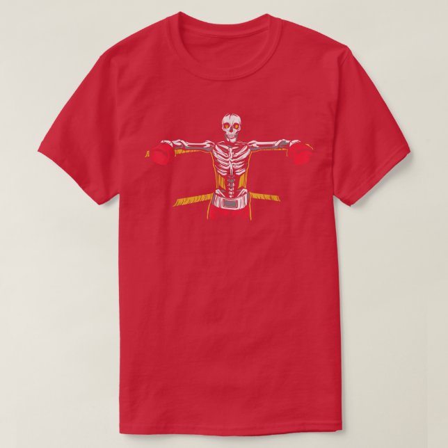 Skeleton boxing ring T-Shirt (Design Front)