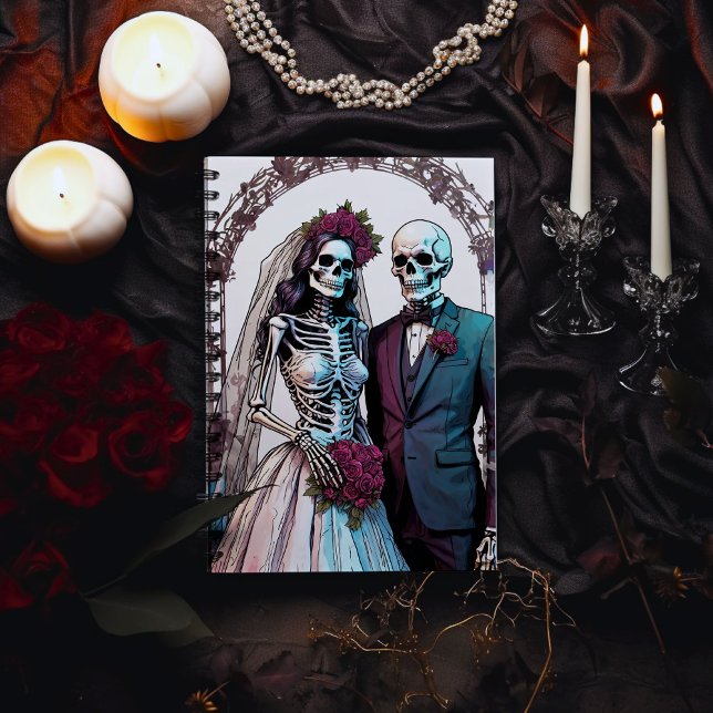 Skeleton Bride & Groom Notebook (Creator Uploaded)
