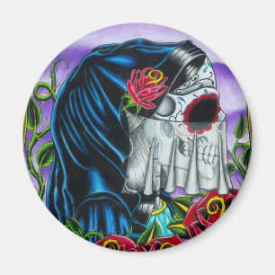 Skeleton Bride Magnet