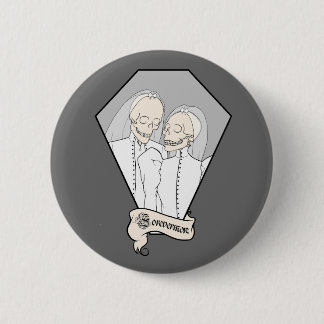 Skeleton Brides 6 Cm Round Badge