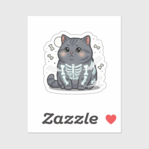 Skeleton Brit – British Shorthair Cat Spooky