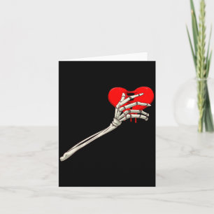 Skeleton Broken Heart Bones Divorce Breakup Heartb Card