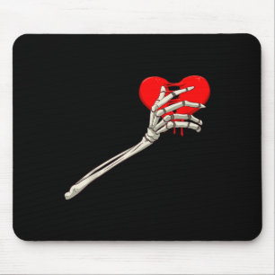 Skeleton Broken Heart Bones Divorce Breakup Heartb Mouse Pad