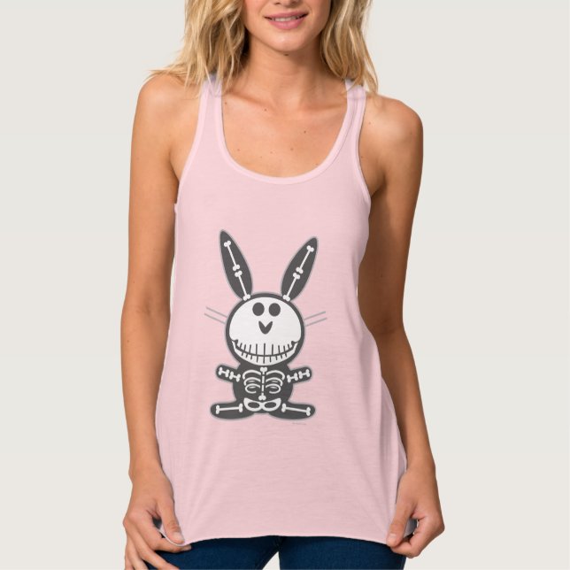 Skeleton Bunny Singlet (Front)