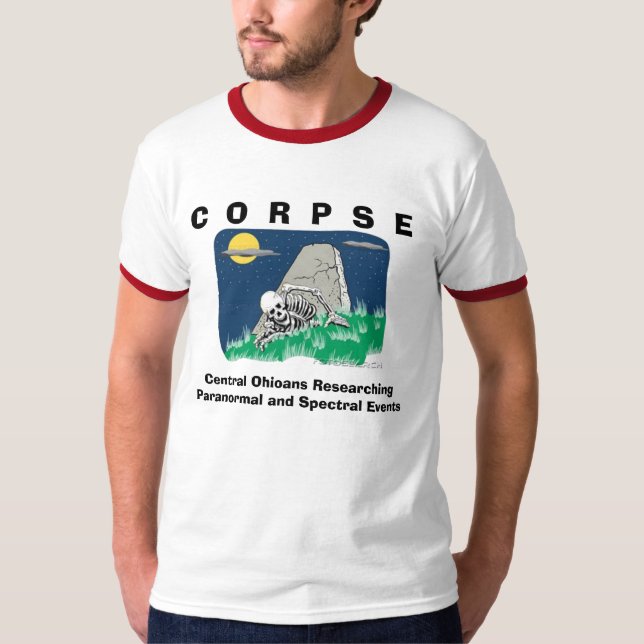 Skeleton, C  O  R  P  S  E, Central Ohioans Res... T-Shirt (Front)