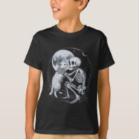 Skeleton Cat Skull Kitty Cute Goth Halloween Costu