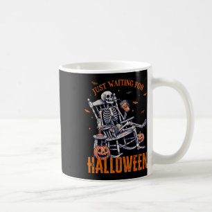 Skeleton Christmas Design Just Waiting For Hallowe Coffee Mug