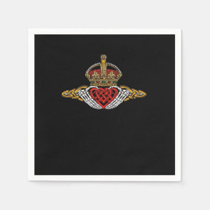 Skeleton Claddagh Color Napkin