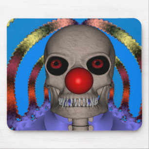 Skeleton Clown Mouse Pad