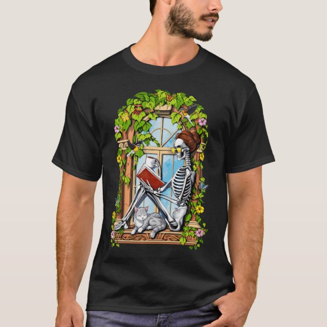 Skeleton Coffee Break T-Shirt (Front)
