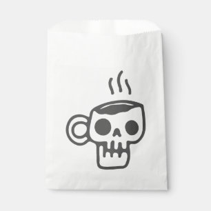 skeleton coffee cup halloween skull mug favour bags