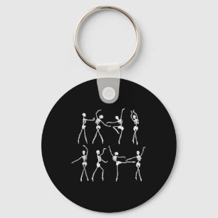 Skeleton Costume Ballerinas Ballet Dance Cute Hall Key Ring