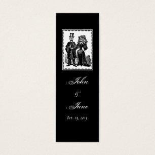 Skeleton Couple - Favour Tag #1 (Customise)