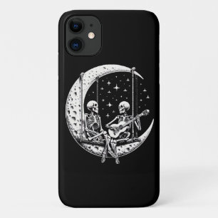 Skeleton Couple Moon Guitar Case-Mate iPhone Case