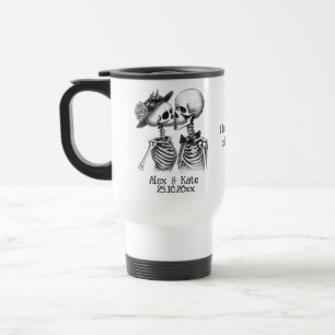 Skeleton Couple Travel Mug