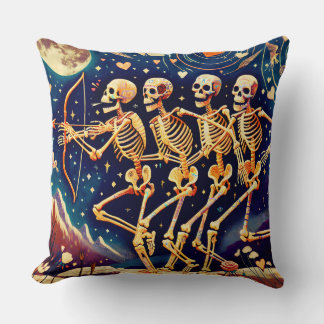 Skeleton Couple Valentine's Day Cushion