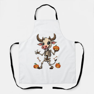 Skeleton Cow Parade Apron
