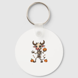 Skeleton Cow Parade Key Ring