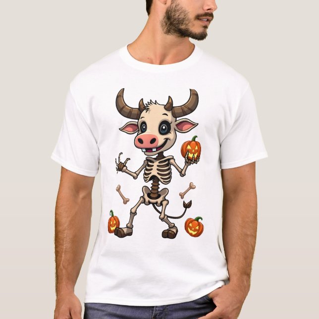 Skeleton Cow Parade T-Shirt (Front)
