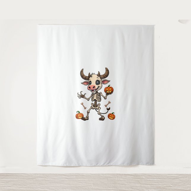 Skeleton Cow Parade Tapestry (Front)