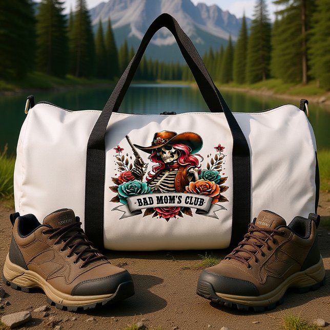 Skeleton Cowboy With Gun Duffle Bag (Creator Uploaded)