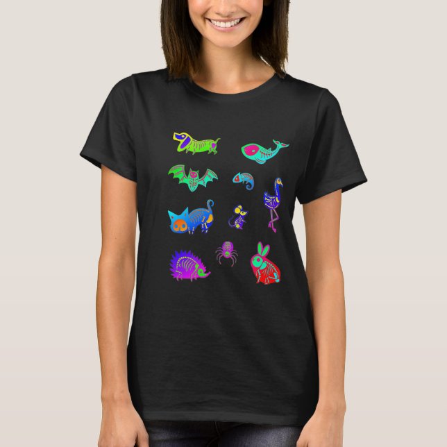 Skeleton Creatures Pack Funky T-Shirt (Front)