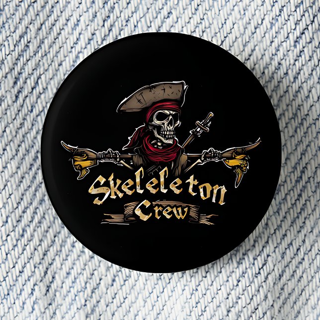Skeleton Crew 3 Cm Round Badge (Creator Uploaded)