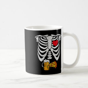 Skeleton Dad Halloween Pregnancy Couples Costumes Coffee Mug