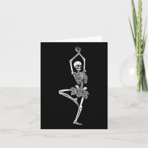 Skeleton Dance Ballet Flats Ballet Halloween Costu Card
