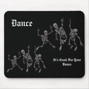 Skeleton Dance Mouse Pad
