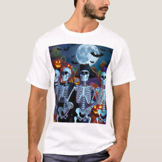 Skeleton Dance-Off Halloween  T-Shirt