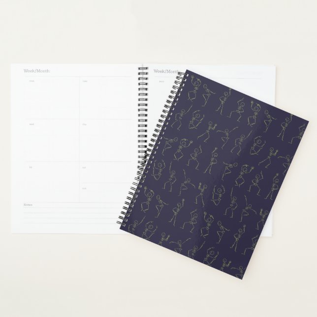 Skeleton Dance planner - purple (Display)