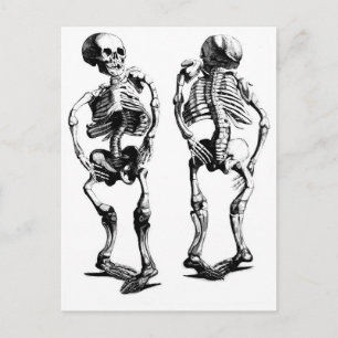 Skeleton Dance postcard