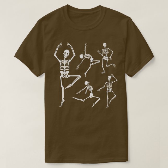Skeleton Dancing Alt Gothic Pastel Goth Clothes Ae T-Shirt (Design Front)