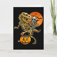 Skeleton Dinosaur Halloween Pumpkin For Boys Kids 