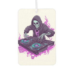 Skeleton DJ Car Air Freshener