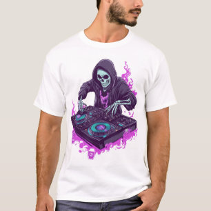  Skeleton DJ T-Shirt