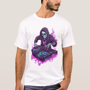  Skeleton DJ T-Shirt