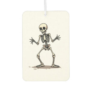 Skeleton Doing the Dab � Funny Halloween Dance Shi Car Air Freshener